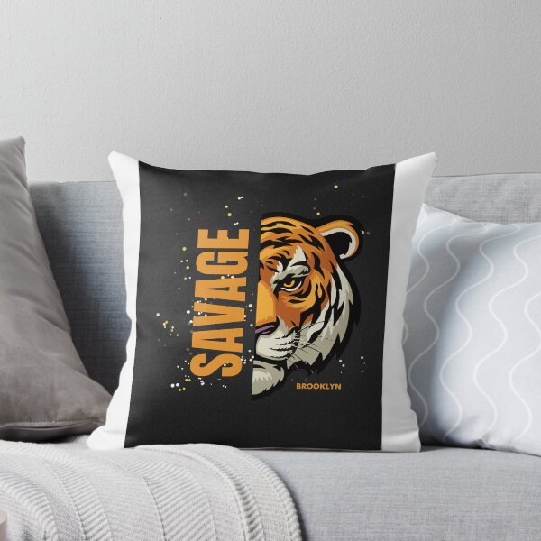 Artikelvorschau, Schwarzes illustratives Savage-T-Shirt entworfen und verkauft von SVSocialH.