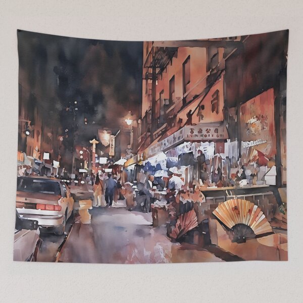 Item preview, Chinatown Glow designed and sold by RCWatercolours.