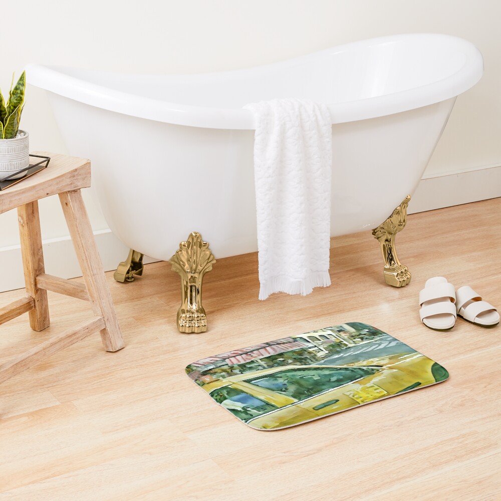 Item preview, Bath Mat designed and sold by RCWatercolours.