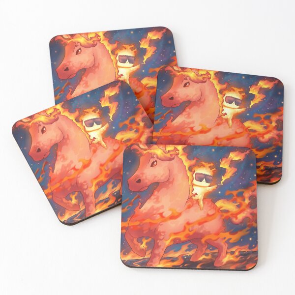Item preview, Flame Boy with Fire Horse designed and sold by Ranaranku-25.