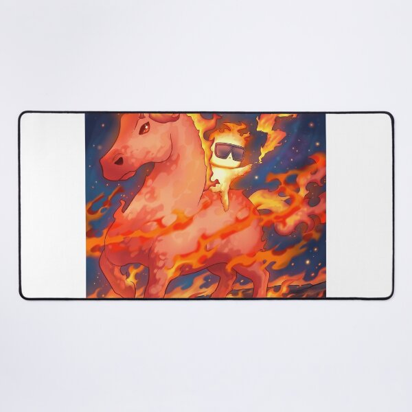 Item preview, Flame Boy with Fire Horse designed and sold by Ranaranku-25.