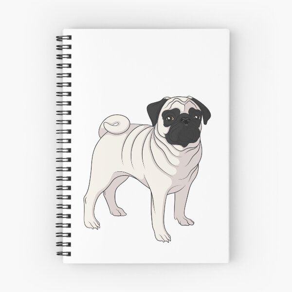 Item preview, Illustration with pug designed and sold by RizikCat.