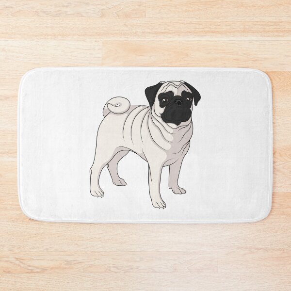 Item preview, Illustration with pug designed and sold by RizikCat.