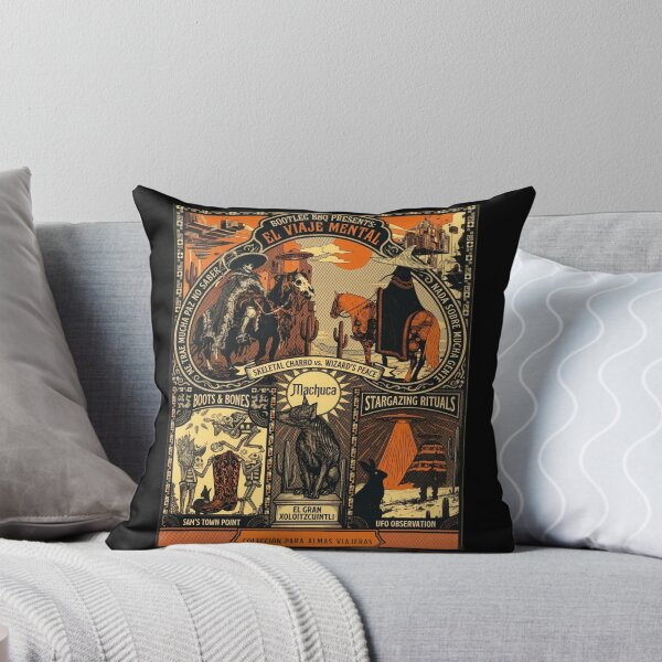 Item preview, El Viaje Mental – Vintage Surreal Cowboy Poster designed and sold by zumerdiego.