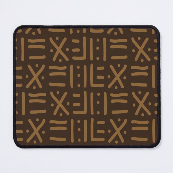 Item preview, Traditional African Mudcloth - Bogolan Black and White Pattern designed and sold by Wolagno.