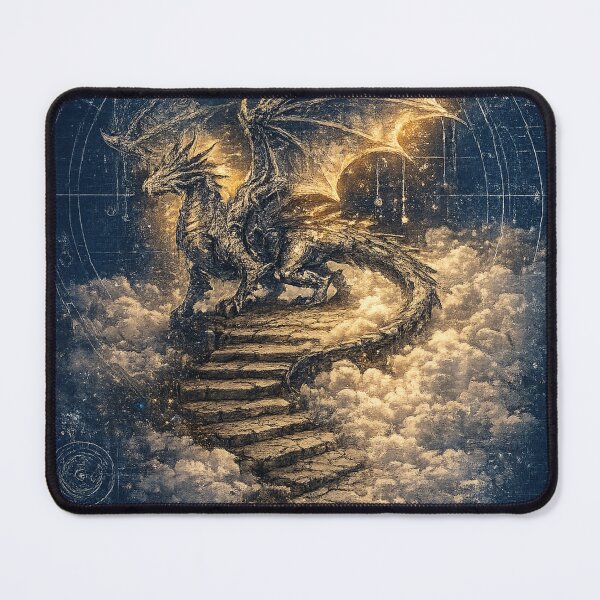 Item preview, Blueprint Dragon | Futuristic Fantasy Dragon Design designed and sold by VasiArtLab.