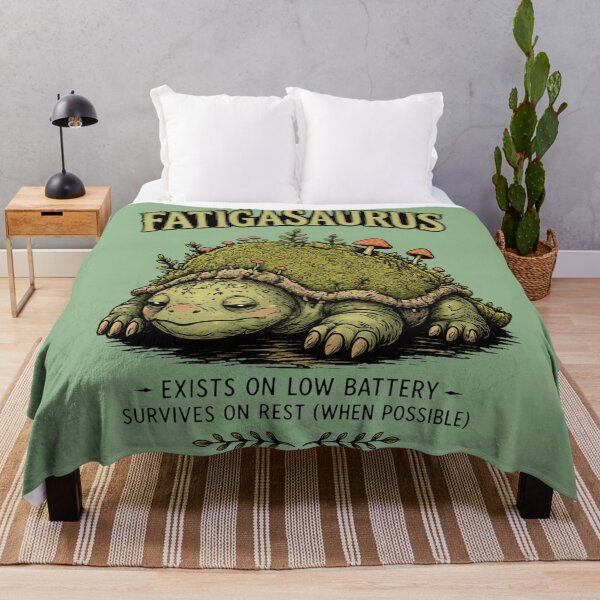 Item preview, Fatigasaurus the Fatigue Cryptid designed and sold by CaitlynConnor.