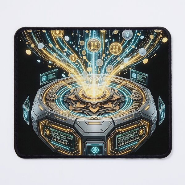 Item preview, Cybernetic Treasure Basin Wealth Fountain designed and sold by 无限丰富.