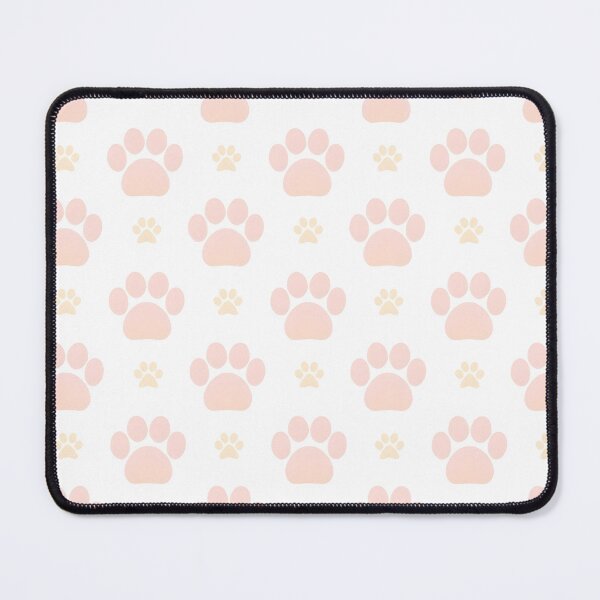 Item preview, Pastel Pink Dog Paw Print Pattern designed and sold by 247GiftsbyTina.
