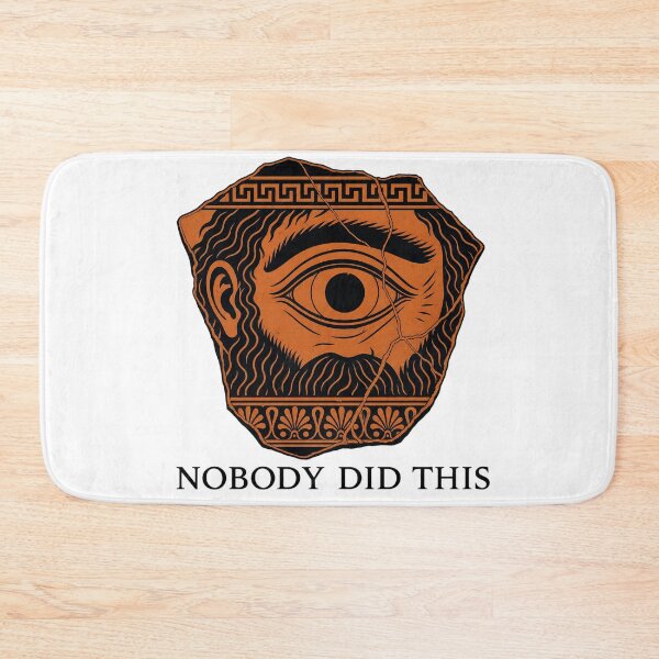 Item preview, Nobody Did This Polyphemus Cyclops Pottery Odysseus designed and sold by Lolik Designs.
