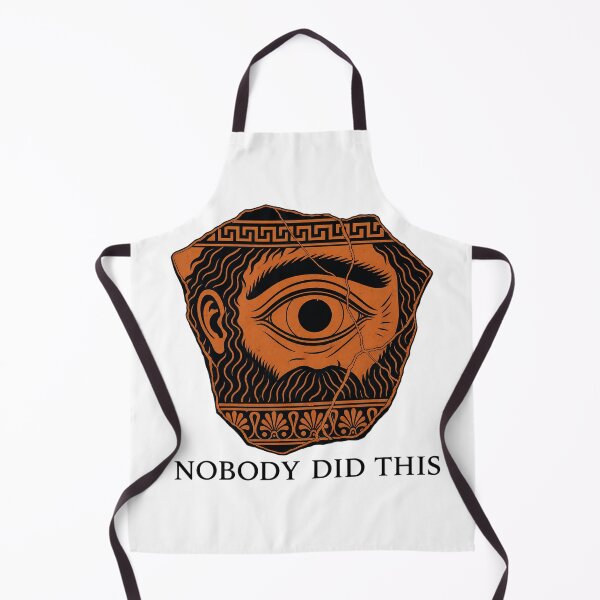 Item preview, Nobody Did This Polyphemus Cyclops Pottery Odysseus designed and sold by Lolik Designs.