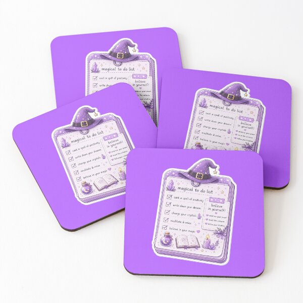 Item preview, Cute Witchcore Magical To Do List Sticker designed and sold by Christiana-Art.