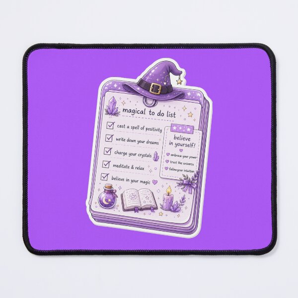 Item preview, Cute Witchcore Magical To Do List Sticker designed and sold by Christiana-Art.