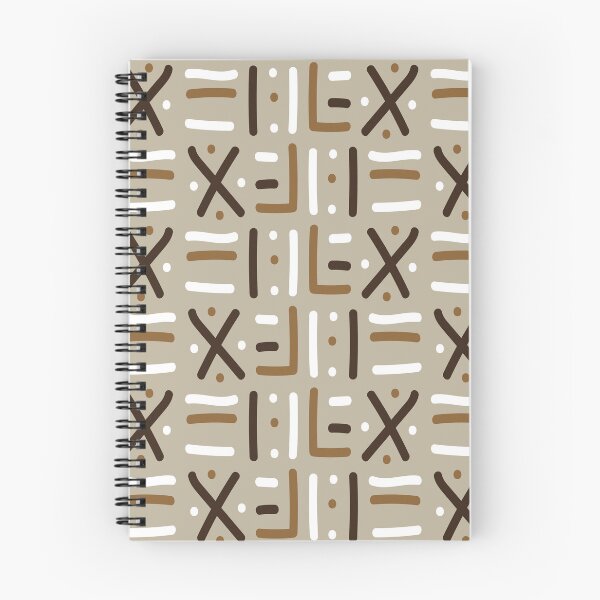Item preview, Traditional African Mudcloth - Bogolan Black and White Pattern designed and sold by Wolagno.