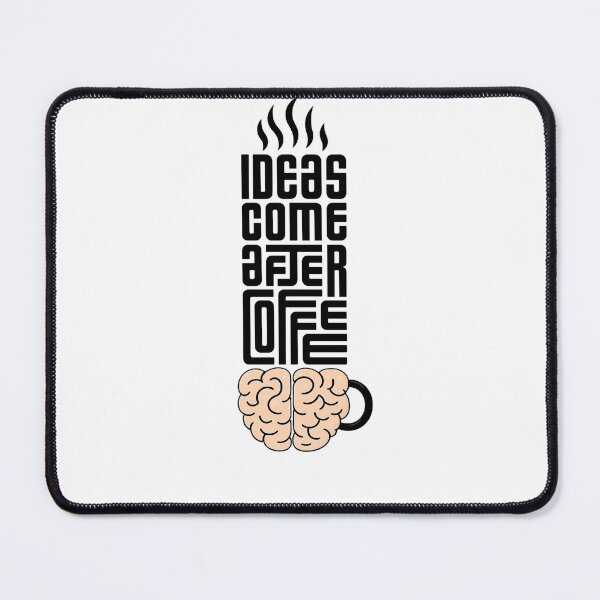 Item preview, IDEAS COME AFTER COFFEE. designed and sold by OskarTrendz.