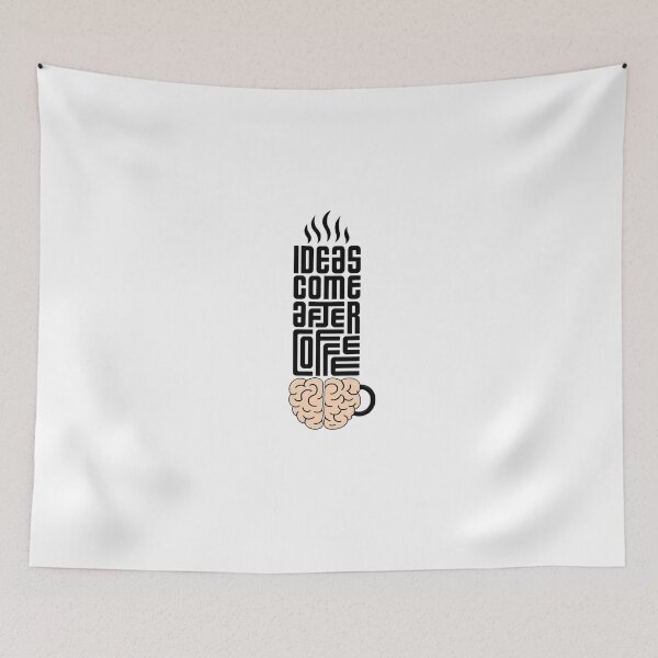 Item preview, IDEAS COME AFTER COFFEE. designed and sold by OskarTrendz.