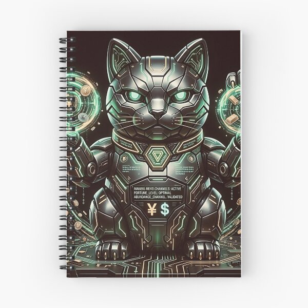 Item preview, Cyber Robotic Dual-Claw Fortune Cat designed and sold by 无限丰富.