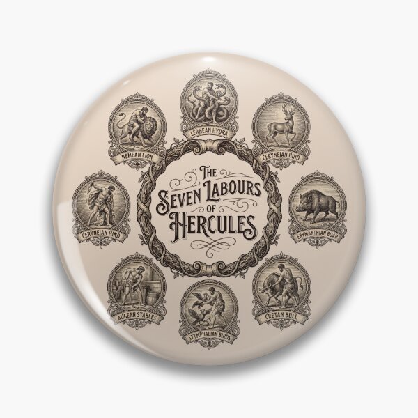 Item preview, The Seven Labours Of Hercules designed and sold by CornershopTee.