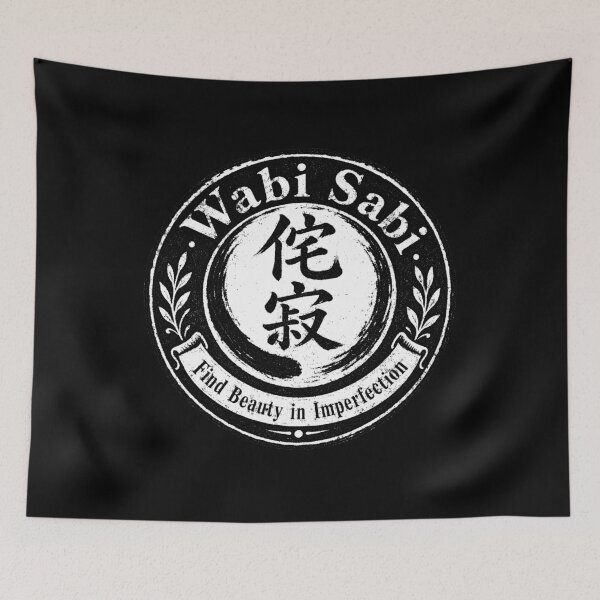 Item preview, Wabi Sabi Find Beauty in Imperfection Japanese Zen designed and sold by AntiqueImages.