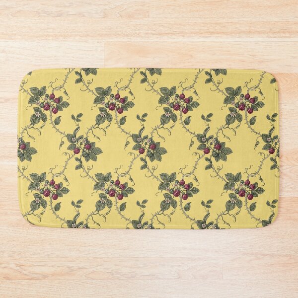 Item preview, Vintage Raspberry Vine Trellis Pattern – Botanical Berry Print designed and sold by NuvoraNest.
