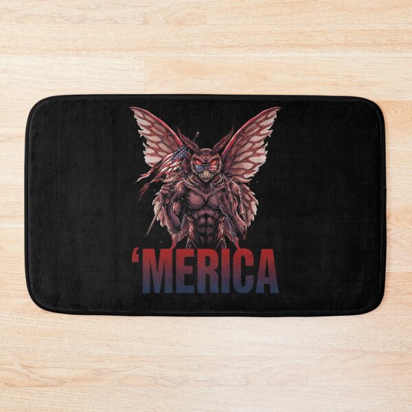 Item preview, 'Merica Mothman Patriotic Tee v2 designed and sold by DarylWelsh2024.