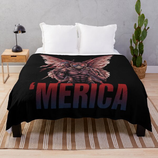 Item preview, 'Merica Mothman Patriotic Tee v2 designed and sold by DarylWelsh2024.