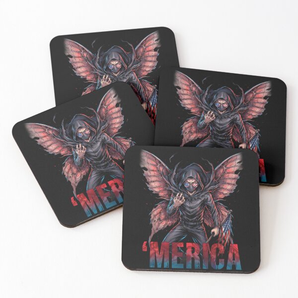 Item preview, 'Merica Mothman Patriotic Tee v3 designed and sold by DarylWelsh2024.