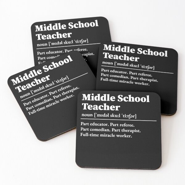 Item preview, Middle School Teacher Definition  designed and sold by LounisArt.