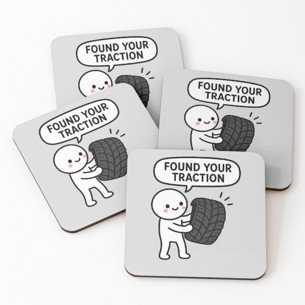 Item preview, Found Your Traction Sticker designed and sold by MonkiFlipp.