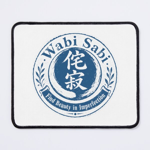 Item preview, Wabi Sabi Japanese Aesthetic Imperfection Kanji designed and sold by AntiqueImages.