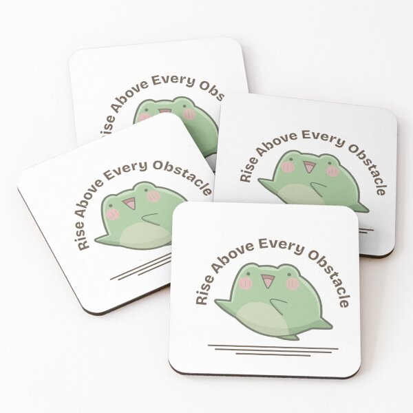 Item preview, Leap Over Every Obstacle – Retro Minimalist Design designed and sold by TridaxyCute.