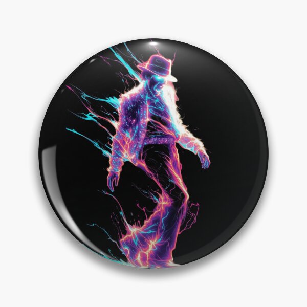 Item preview, Neon Cosmic Dance Silhouette Retro Pop Art Sticker designed and sold by ExploreAura Studio.