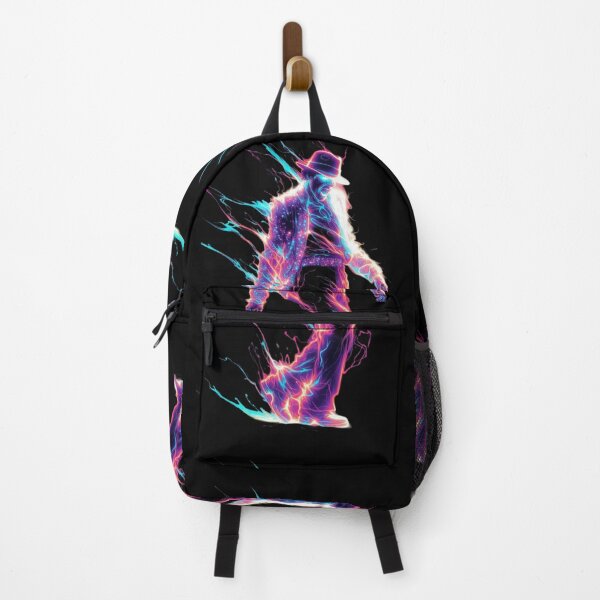 Item preview, Neon Cosmic Dance Silhouette Retro Pop Art Sticker designed and sold by ExploreAura Studio.