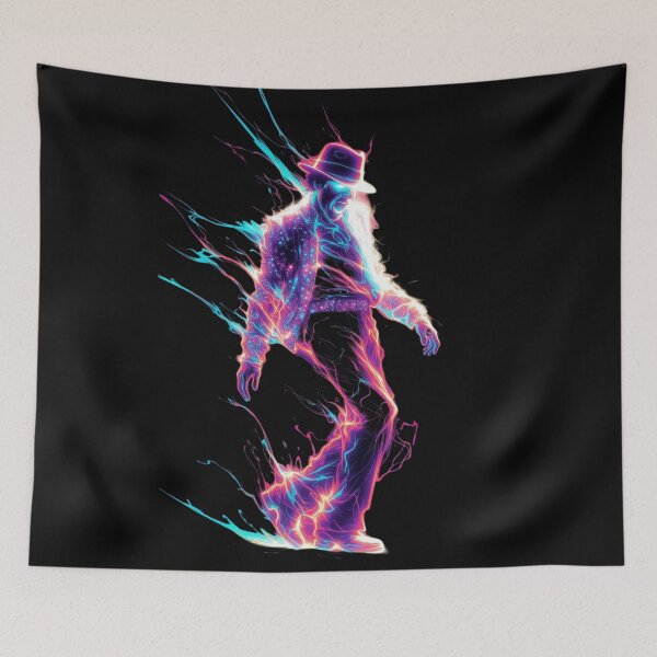 Item preview, Neon Cosmic Dance Silhouette Retro Pop Art Sticker designed and sold by ExploreAura Studio.