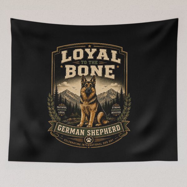 Item preview, Loyal To The Bone German Shepherd Shirt | Vintage German Shepherd Gift | International Dog Day Apparel designed and sold by Prime legend .