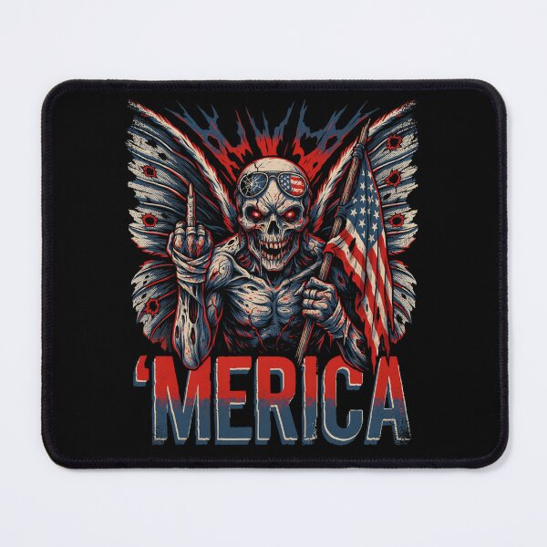 Item preview, 'Merica Mothman Patriotic Tee v5 designed and sold by DarylWelsh2024.