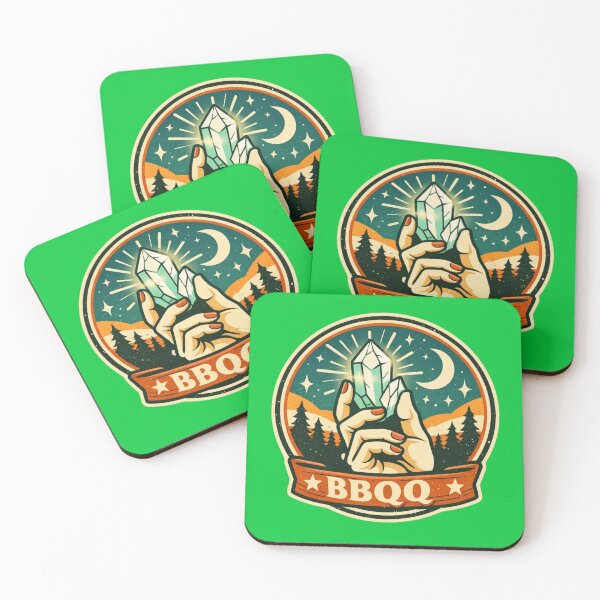 Item preview, Crystal Night Emblem – Retro Mystical Forest Badge designed and sold by Timeless Junction.