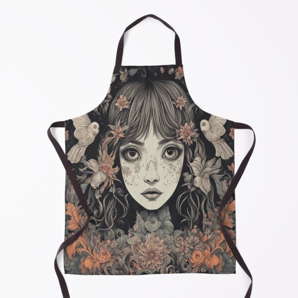 Item preview, Art Nouveau Lily & Peacock Harmony in Decorative Style designed and sold by FotoworldEdel.