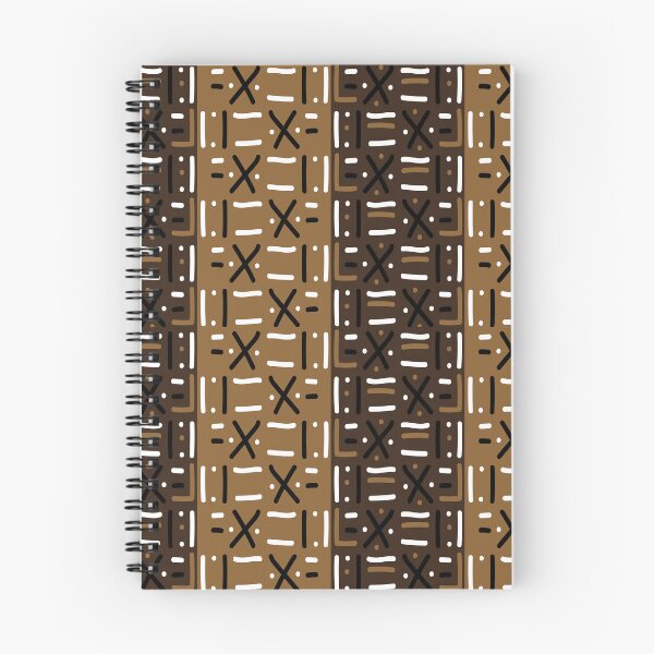 Item preview, Traditional African Mudcloth - Bogolan Black and White Pattern designed and sold by Wolagno.