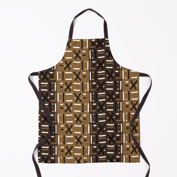 Item preview, Traditional African Mudcloth - Bogolan Black and White Pattern designed and sold by Wolagno.