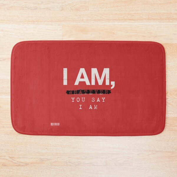 Item preview, I Am Whatever You Say I Am - Eminem Tape Label Quote designed and sold by Enea Kelo.