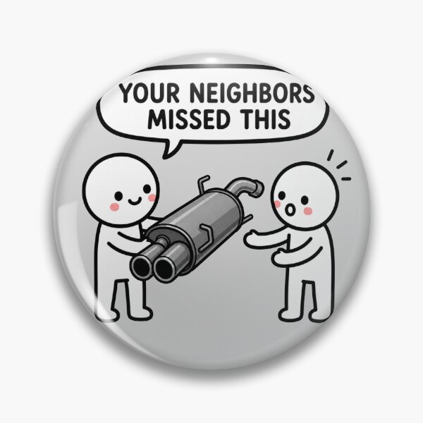 Item preview, Your Neighbors Missed This Sticker designed and sold by MonkiFlipp.