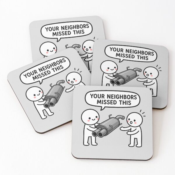 Item preview, Your Neighbors Missed This Sticker designed and sold by MonkiFlipp.