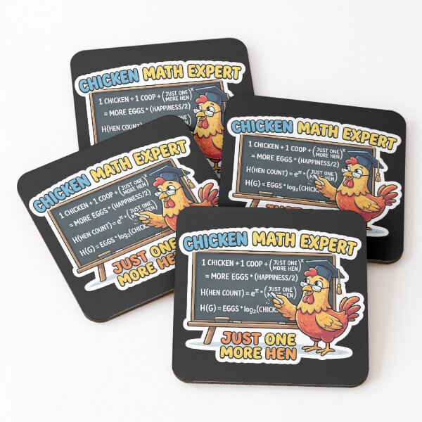 Item preview, Chicken Math Expert. Just One More Hen designed and sold by mdbrna.