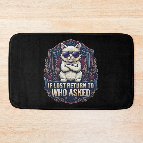 Item preview, If Lost Return to Cat T-Shirt – Vintage Tag Meme Design  designed and sold by Artimax-Studio.