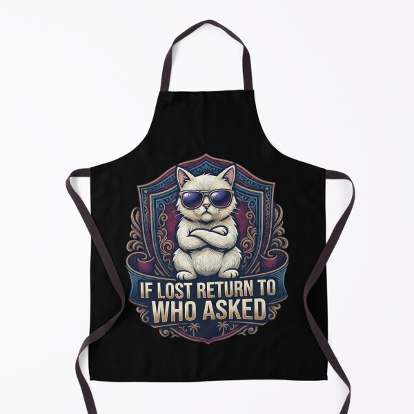 Item preview, If Lost Return to Cat T-Shirt – Vintage Tag Meme Design designed and sold by Artimax-Studio.