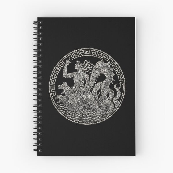 Item preview, Scylla Greek Mosaic Mythology Art designed and sold by Retr0Tshirts.