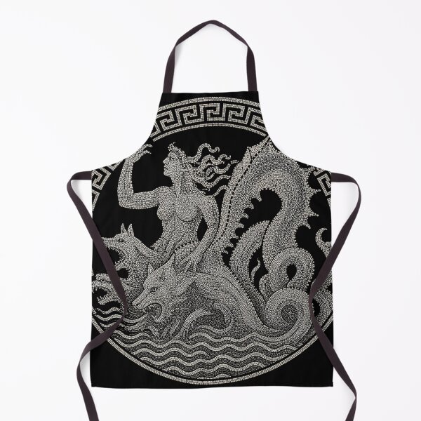 Item preview, Scylla Greek Mosaic Mythology Art designed and sold by Retr0Tshirts.
