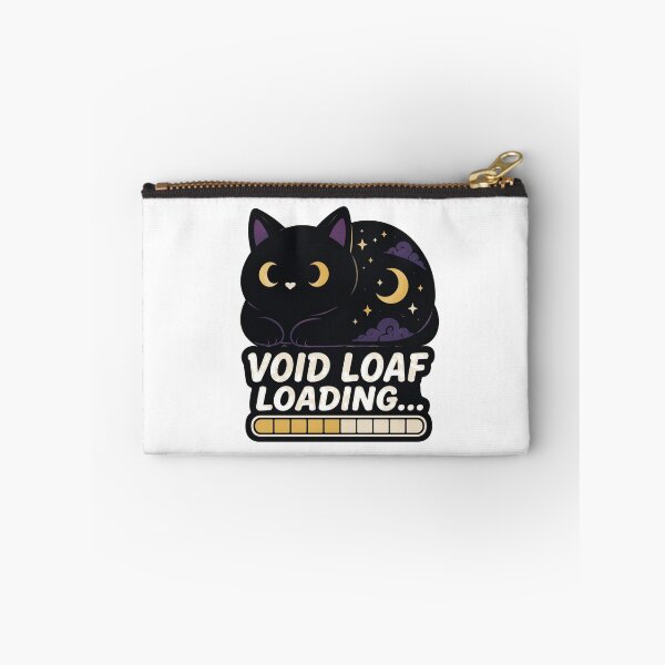 Item preview, Void Loaf Loading Funny Black Cat Cute Celestial Cat Lover Gift designed and sold by journeyengine.