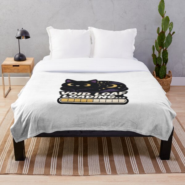 Item preview, Void Loaf Loading Funny Black Cat Cute Celestial Cat Lover Gift designed and sold by journeyengine.